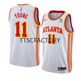Dres Atlanta Hawks Trae Young 11 Nike 2022-23 Association Edition Bijela Swingman - Muške